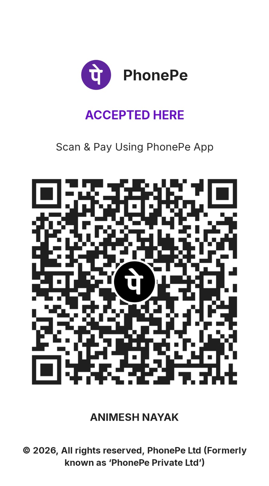 Scan QR to Donate to CJP via PhonePe