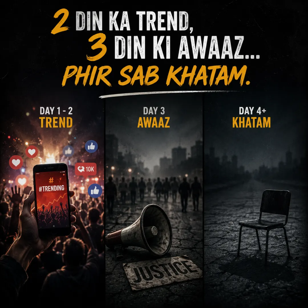 "2 din ka trend, 3 din ki awaaz... phir sab khatam."