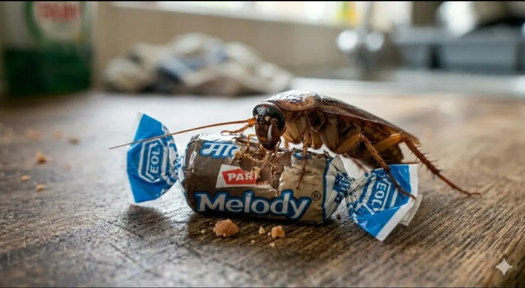 Cockroach on melody