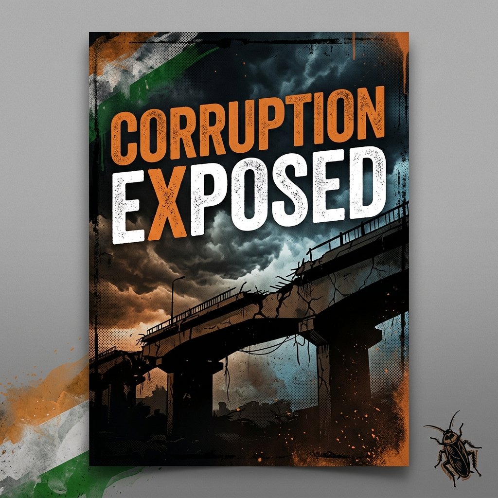 🏛️ ₹2,000 Crore Bridge Collapses in 2 Years — Who Is Accountable?