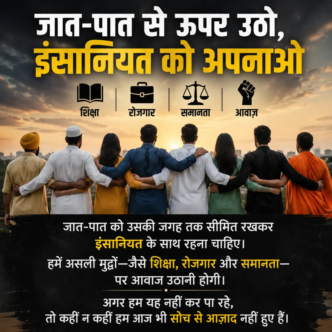इंसानियत सबसे ऊपर